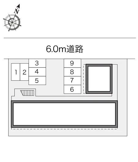 川越市的場新町 月極駐車場